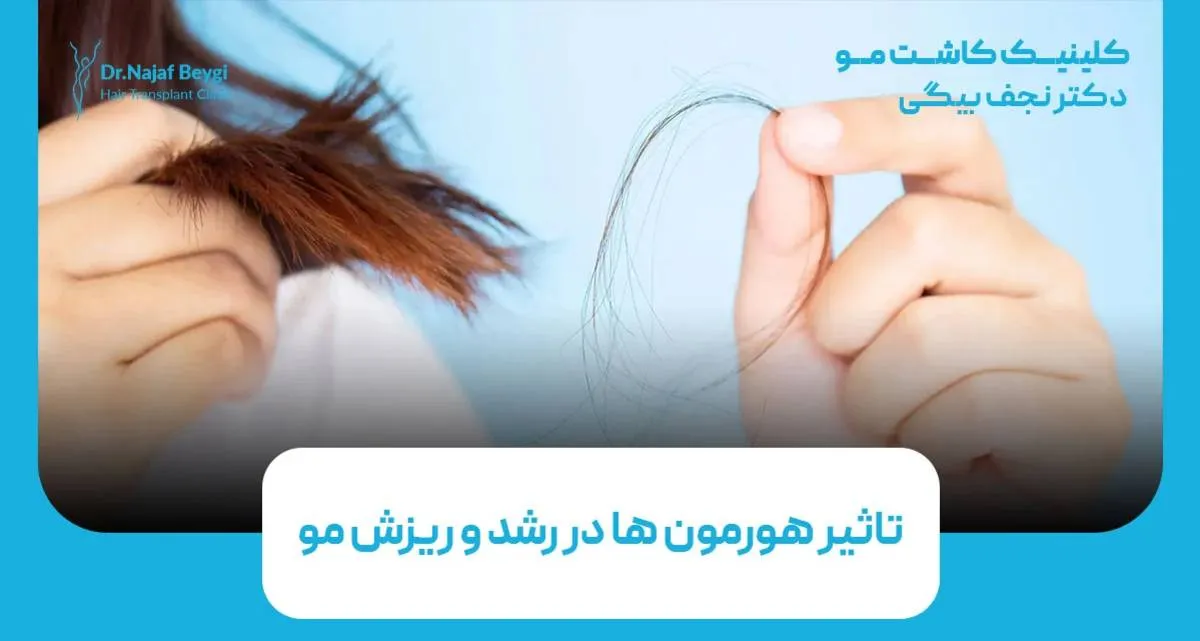 تاثیر هورمون ها در رشد و ریزش مو