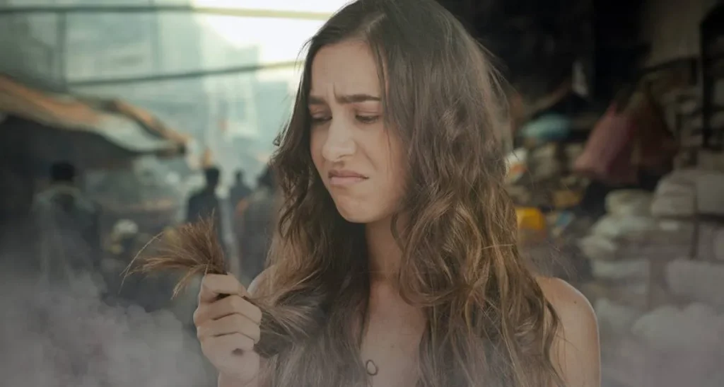 آلودگی هوا بر کاشت مو