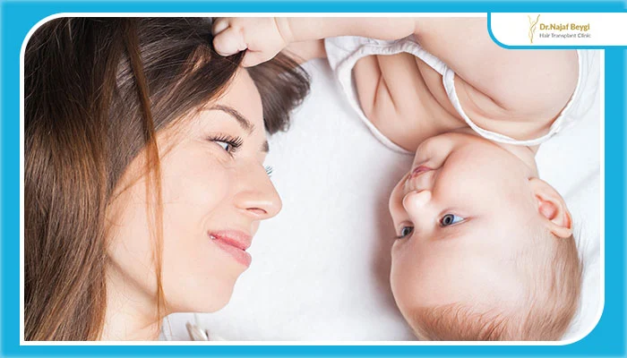 ریزش مو در بارداری
