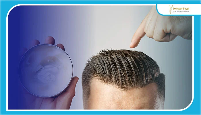 ژل زدن بعد از کاشت مو