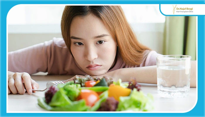 تاثیر رژیم لاغری بر ریزش مو