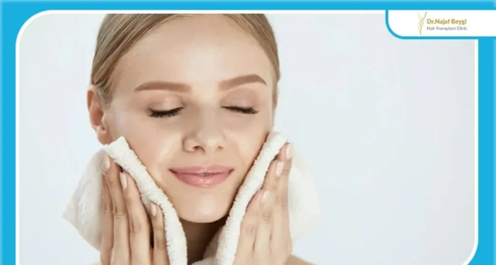 حمام بعد لیزر موهای زائد