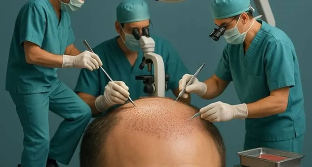 کاشت مو برای پوست چرب