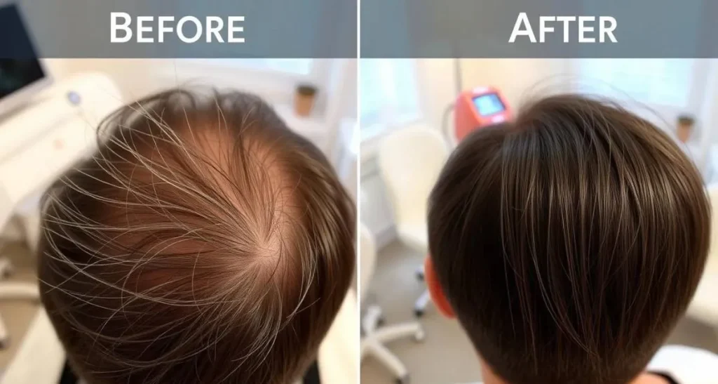 هزینه کاشت مو با لیزر