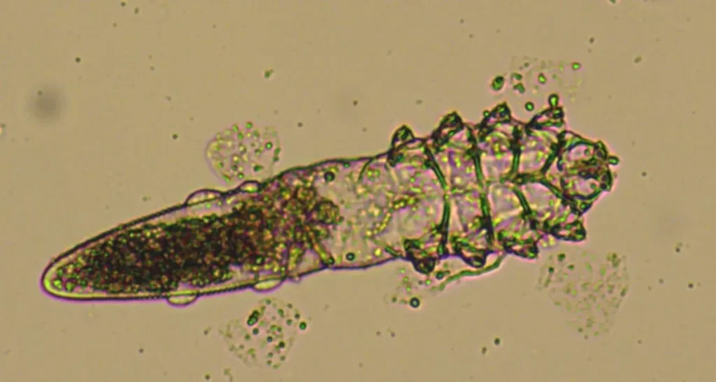 علائم انگل دمودکس